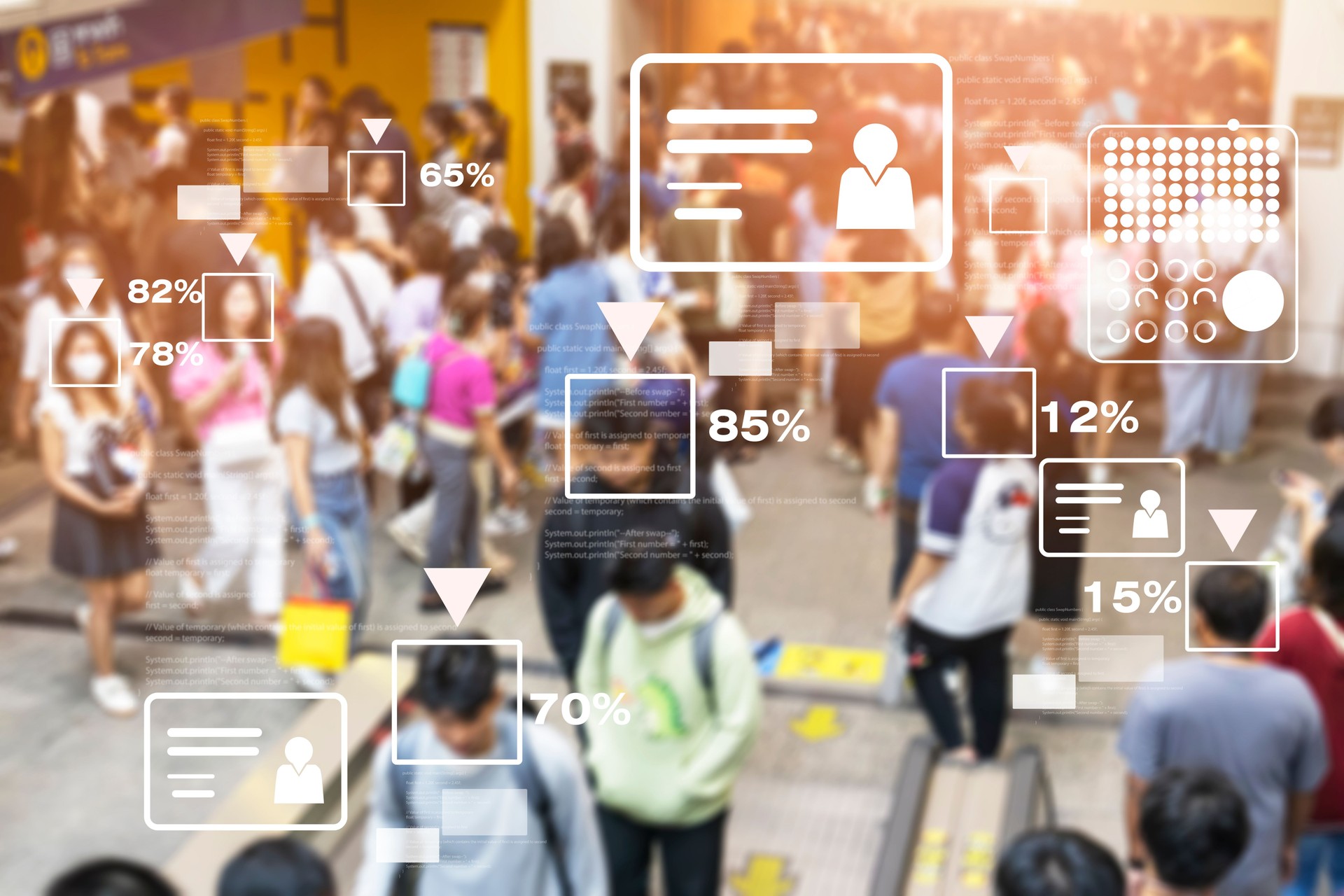 Security system using facial recognition technology and personal data for the management of public safety systems, accuracy of personal data